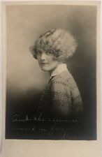 Antique Post Card RPPC Portrait Young Lady VITAVA 1925-34, Unposted picture