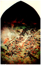 Postcard Chrome New Market Battle Painting Benjamin West Clinedinst picture