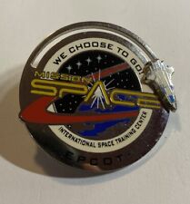 DISNEY 2003 EPCOT MISSION SPACE ‘WE CHOOSE TO GO’ SPACE TRAINING ISTC SLIDER PIN picture