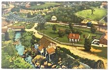 Postcard PA Roadside America Indoor Miniature Village Hamburg Pennsylvania Linen picture