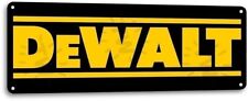 DeWalt Power Tools Mechanic Logo Garage Auto Shop Wall Decor Metal Tin Sign picture
