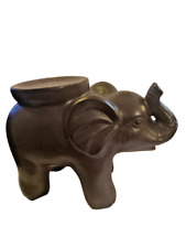  Elephant table Candle Holder Brown  picture
