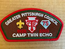 Greater Pittsburgh Council CSP 2003 Camp Twin Echo 75th Anniversary B picture