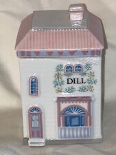 Vintage NEW 1989 Lenox Spice Village Fine Porcelain Spice Jar DILL picture
