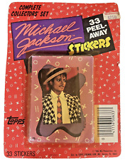 1984 Vintage Michael Jackson 33 Stickers Set Topps Music Cards NEW (old stock) picture