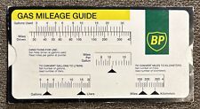 Vintage BP American Slide Chart Corp. Gas Mileage Guide U.S.A. picture