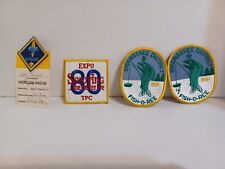 Vintage 1980s BSA Boy Scout Camp Council Patches Michigan Webelos Badge picture