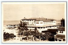 1938 Pass-A-Grille Beach Hotel Restaurant Casino St. Pete FL RPPC Photo Postcard picture