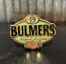 BULMERS PEAR CIDER Collectable Beer Tap Badge Decal Metal picture