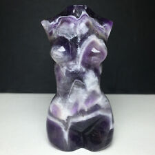 94g Natural Crystal. Dream Amethyst. Hand-carved. Exquisite Human Art Sculpture picture
