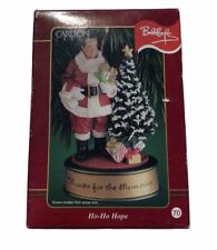 Bob Ho Ho Hope Musical Ornament Plays Silver Bells Vintage 2000 Carlton Cards picture
