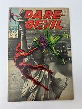 Daredevil The Men Without Fear #45 Marvel Comics 1968 Signed By Gene Colan picture