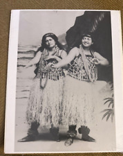 Antique Photo Real Hula Dancers 1880’s  Waikiki Reprint New in Package picture