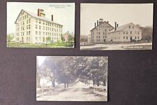Antique Pre-WWI Lot of 3 Postcards Shaker Village Enfield, NH 1 Cent Stamps picture