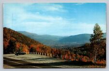 Postcard New York Pine Hill Route 28 Autumn Scene Chrome Unposted C607 picture