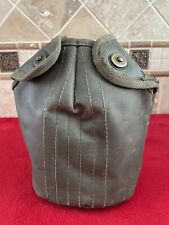 Post WW2 Dutch Army Waterproof Rubberized Canteen Cover picture