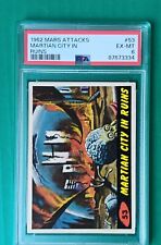1962 Topps Mars Attacks # 53 MARTIAN CITY IN RUINS- PSA 6 EX-MT CENTERED picture