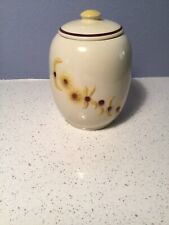 Hull Pottery Daisy Floral Cookie Jar with Lid No. 48 Vintage USA 50s picture