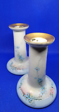 B & C Set  of Limoges Floral Hand Painted and signed picture