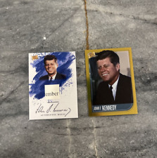 JOHN F KENNEDY  2023 Pieces of the Past RELIC CARD plus Bonus GOLD Card picture