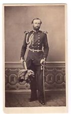 Antique CDV Photo - Portrait of a Soldier with Awards - 19th Century - Sweden picture
