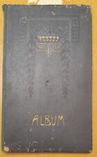 Antique Photo Album, Gold Stamped, Embossed, 9x15.25