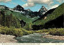 Mt. Sir Donald, Illecillewaet River, Glacier National Park, British Postcard picture