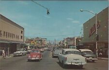 Downtown Street Scene Volkswagen Old Cars Olympia Washington c1950s Postcard picture