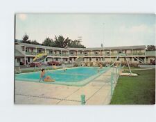 Postcard Mount Madison Motel Pool View Gorham New Hampshire USA picture