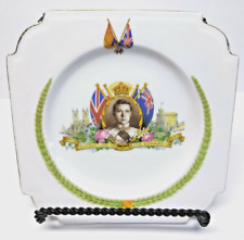 AYNSLEY Plate 1937 King Edward VIII Coronation Royal Collectible 6.5