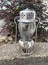 Vintage Coleman 243 B 1955 Nickel Silver chrome Single Mantle Lantern Kerosene picture