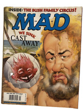 Mad Magazine #404 April 2001 Cast Away Tom Hanks Bush Family Vintage picture