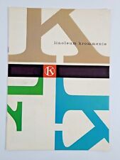 Krommenie Linoleum Catalogue 1961 - Range of Colours and Styles picture