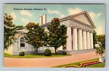Arlington VA, Custis Lee Mansion, Virginia Vintage Postcard picture