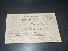 1901 Hong Kong Marine Schiffspost Cancel Germany Postal Card picture