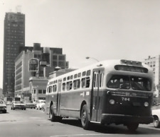 1970s SEPTA Bus #764 Market Route 12 B&W Photograph Philadelphia PA picture
