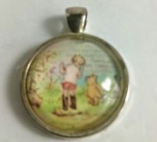 Disney Christopher Robin and Pooh Vintage Pendant picture