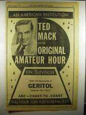 1956 ABC Ted Mack and the Original Amateur Hour Ad picture