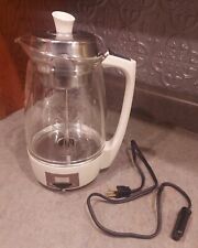 Vintage 1973 W.T. Grant Dept Store Model Glass Coffee Electric Percolator 11 Cup picture