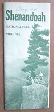 1964 Shenandoah National Park Virginia Vintage Travel Brochure -E5B-22 picture