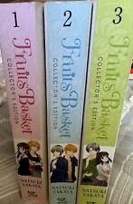 fruits basket manga collectors edition volume one, two, and three set picture