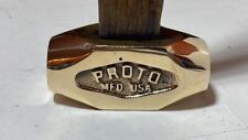 Restored and polished VINTAGE PROTO 1430 PROTO BRASS HAMMER MADE IN USA picture