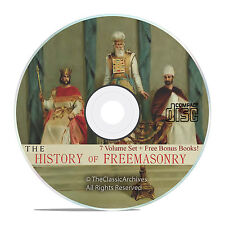 The History of Freemasonry, 7 Volumes, Freemason Lodge Arcane History on CD V38 picture