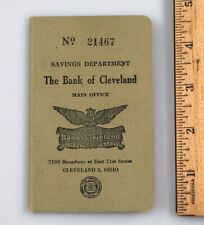 Vintage 1953 Savings Account Book Passbook The Bank of Cleveland picture