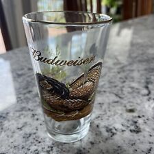 Vintage 1999 Budweiser Pint Beer Glass Wildlife Series Grouse Near Mint  picture