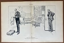 Charles Dana Gibson Illustration  Double Page Life Magazine August 5, 1897 picture