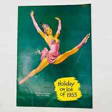 1955 Holiday on Ice Souvenir Program Booklet Ice Figure Skating Dance TD3 picture