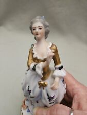 Vista Alegre Porcelain Female Figurine VA Portugal 14K & Gorgeous Colors  picture