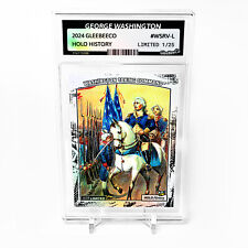WASHINGTON TAKING COMMAND OF THE ARMY Card 2024 GleeBeeCo Holo #WSRV-L /25 picture