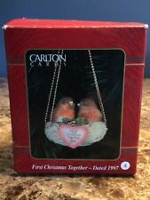 “FIRST CHRISTMAS TOGETHER 1997” - Tree Ornament w/original box by Carlton Cards picture